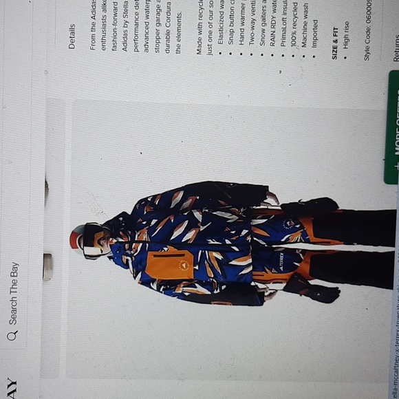 Adidas x stella terrex true nature ski pants - Picture 1 of 10